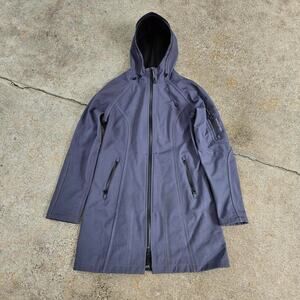 Vtg ILSE JACOBSEN Hornbaek Zip Pocket Outdoors Hooded Taped Seam Jacket Sz 36